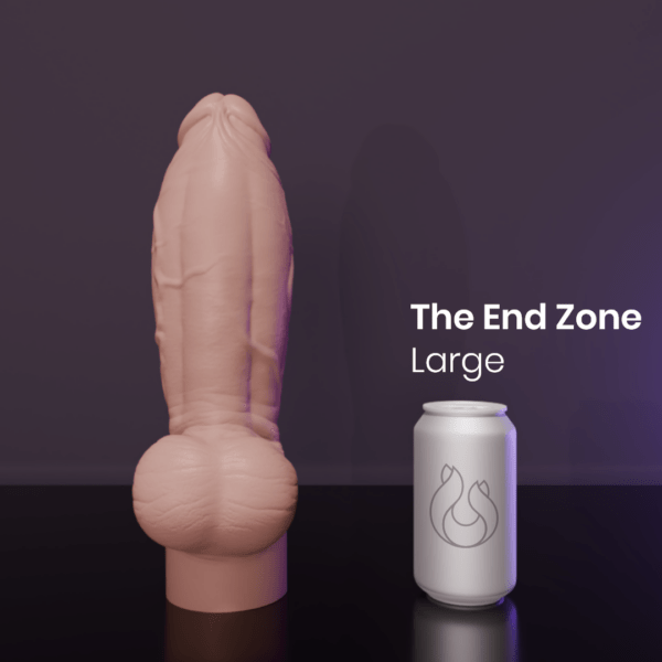 Dildo - End Zone - Flesh - Can Compare - Large