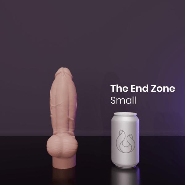 Dildo - End Zone - Flesh - Can Compare - Small