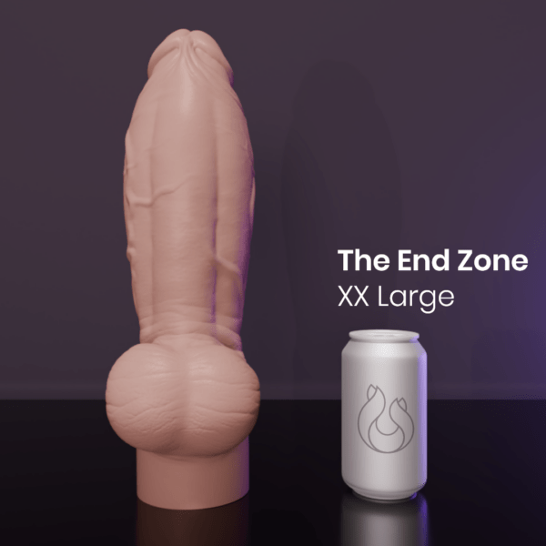 Dildo - End Zone - Flesh - Can Compare - XXL