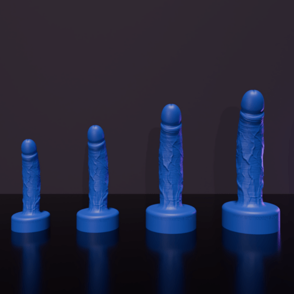 Dildo - Glizzy - All Sizes - Blue