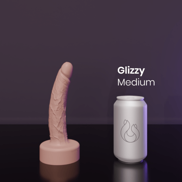 Dildo - Glizzy - Flesh - Can Compare - Medium