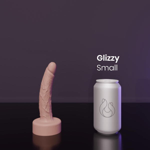 Dildo - Glizzy - Flesh - Can Compare - Small