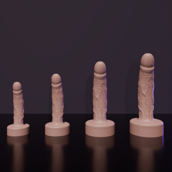 Dildo - Glizzy - Warm Flesh - All Sizes