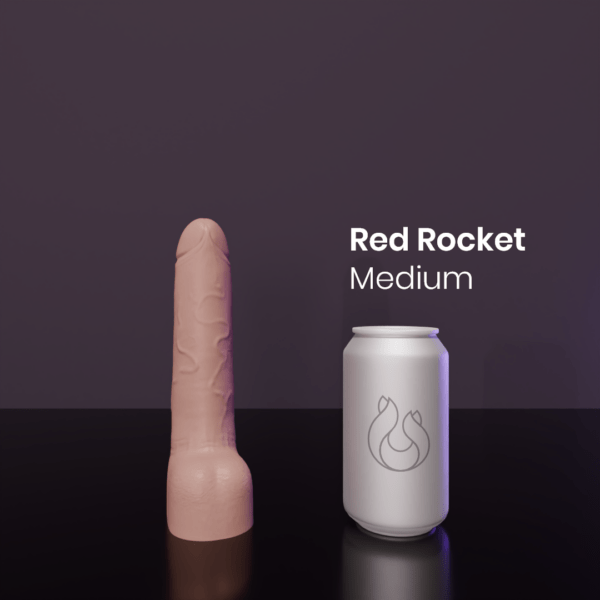 Dildo - Red Rocket - Flesh - Can Compare - Medium