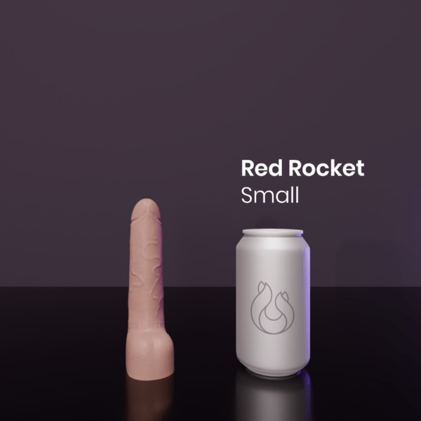 Dildo - Red Rocket - Flesh - Can Compare - Small