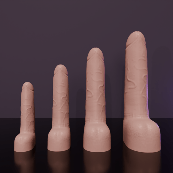 Dildo - Red Rocket - Warm Flesh - All Sizes