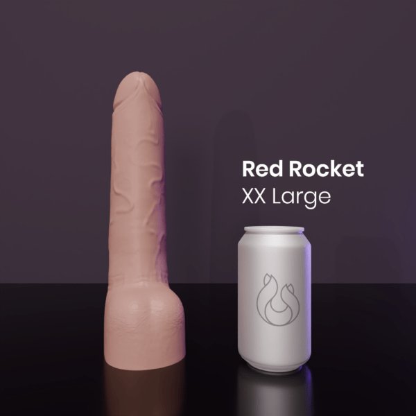 Dildo Red Rocket Flesh Can Compare XL