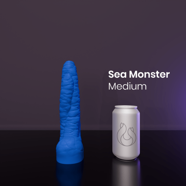 Dildo Sea Monster Blue Medium Can Compare