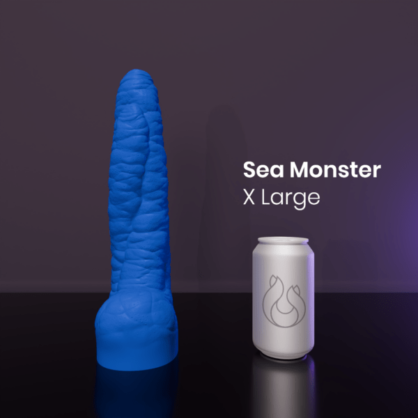 Sea Monster Blue Can Compare XL