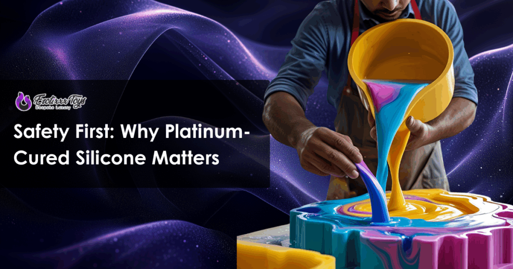 Fantasy dildo safety certification EPI-200-SIT testing platinum silicone Made in USA by Erotixxx Toys.