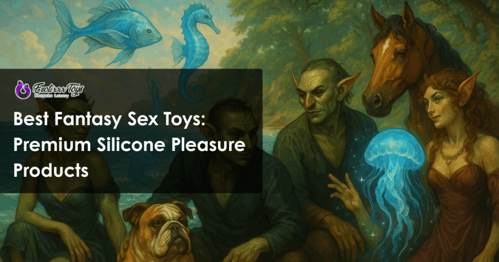 Erotixxx Toys fantasy sex toys goblins horse bulldog blue sea creatures by magical lake premium silicone products