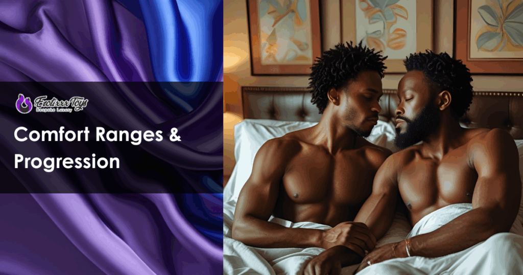 How to measure sex toy size comfort ranges - Erotixxx Toys progression guide for men