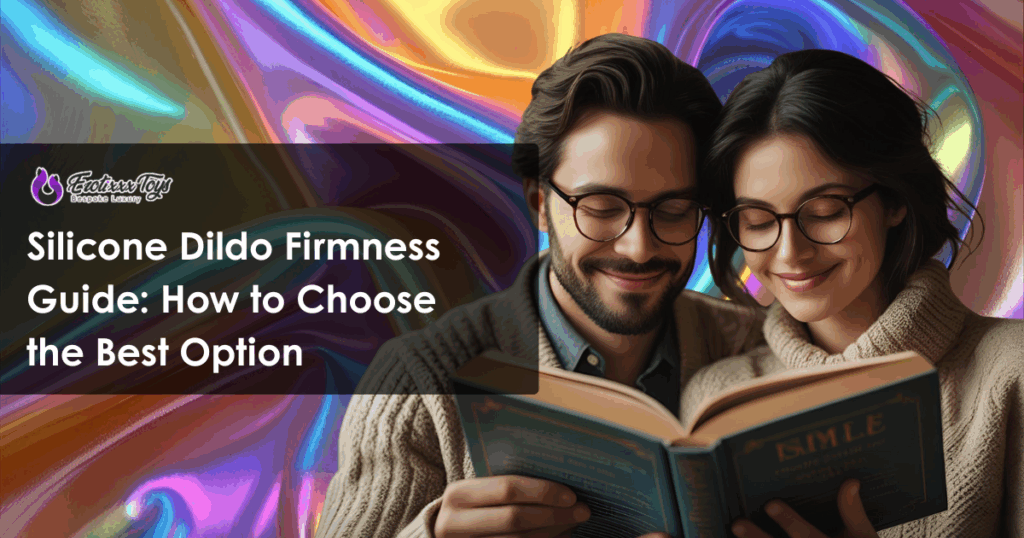 Erotixxx Toys silicone dildo firmness guide showing how to choose soft, medium, or firm options for best pleasure.