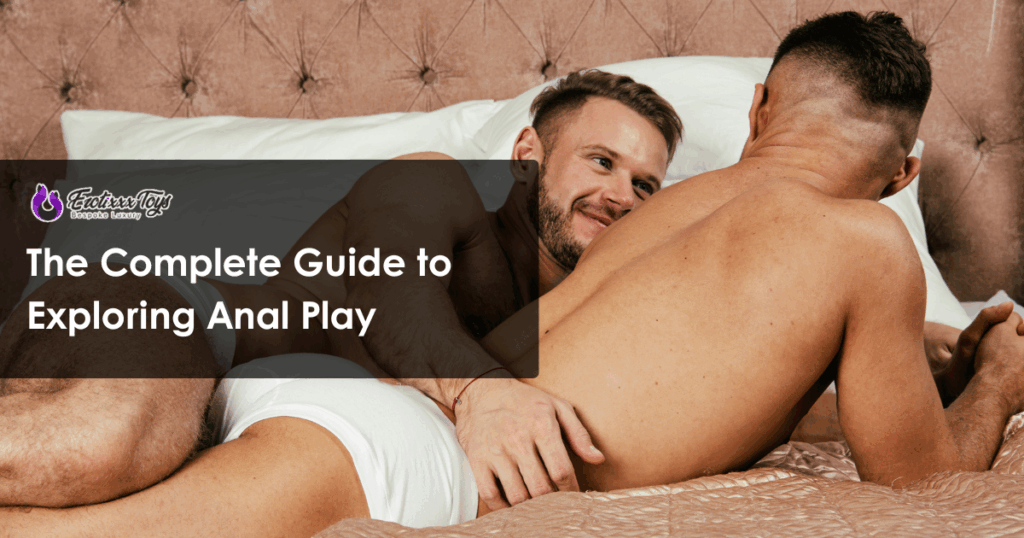Diverse couple in bed exploring intimacy - Erotixxx Toys inclusive anal play education